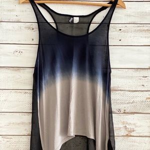 Tank top see thru back